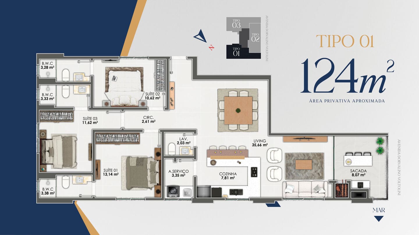 Area de lazer 8 do Solare Residence em Porto Belo SC