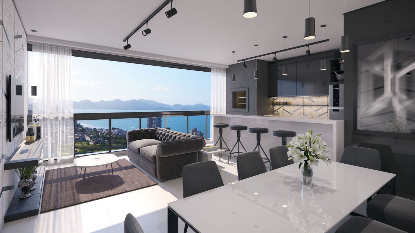 Render 2 do Solare Residence em Porto Belo SC