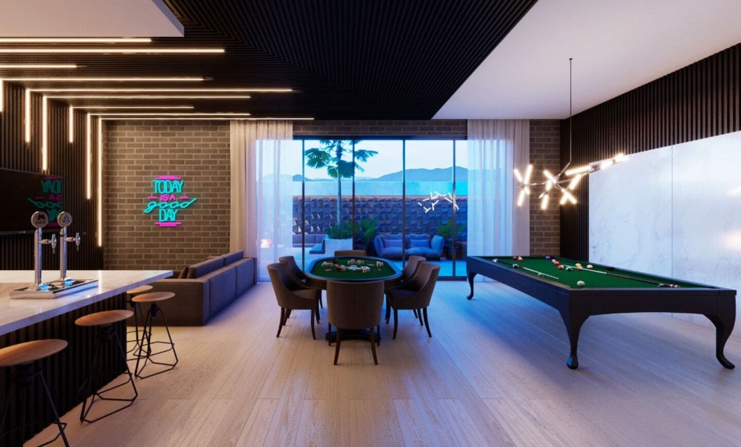 Render 3 do Summer Breeze Residence em Porto Belo SC