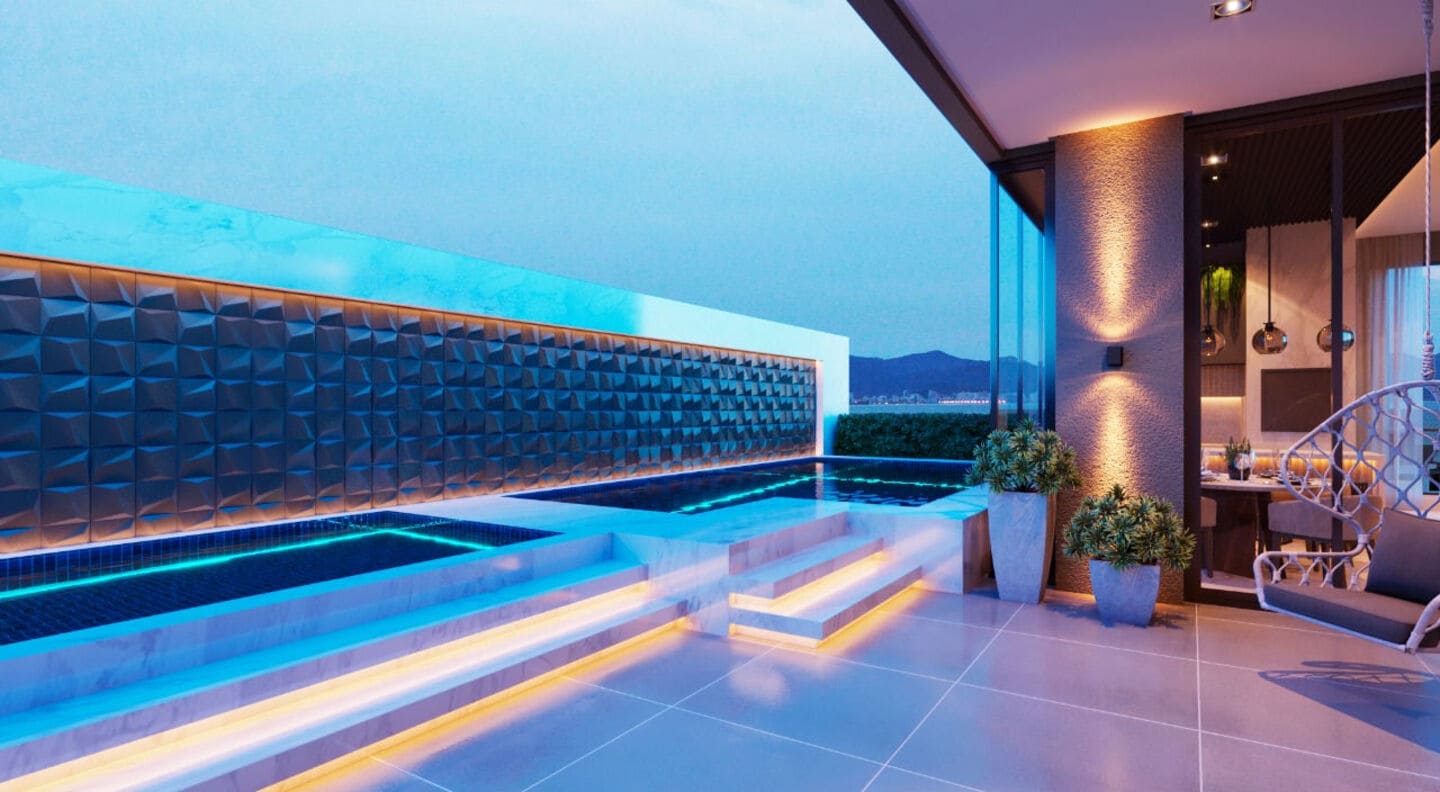 Render 1 do Summer Breeze Residence em Porto Belo SC