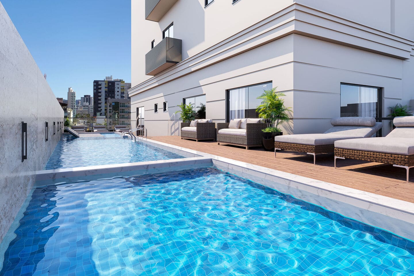 Render 1 do Vancouver Coast Residence em Porto Belo SC