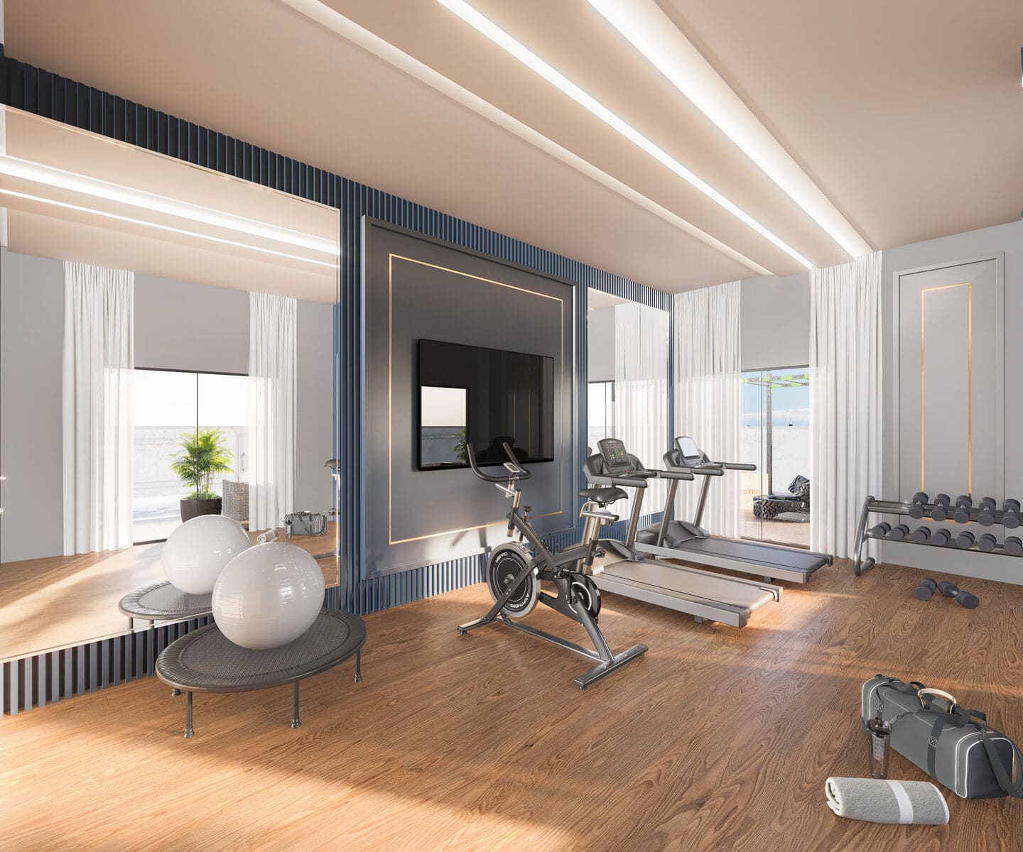 Area de lazer 4 do Vancouver Coast Residence em Porto Belo SC