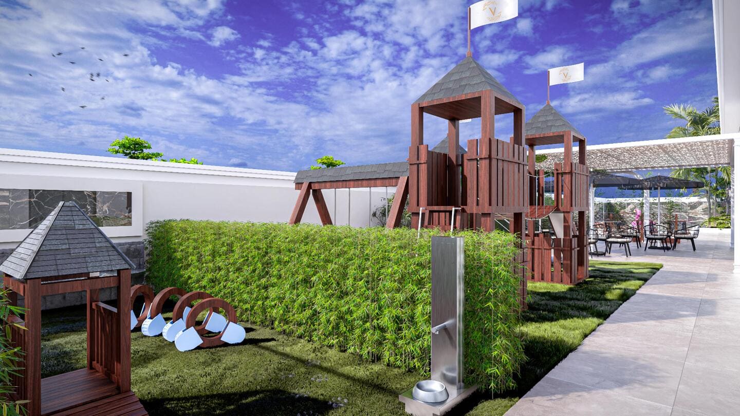 Area de lazer 17 do Vendôme Résidence em Porto Belo SC