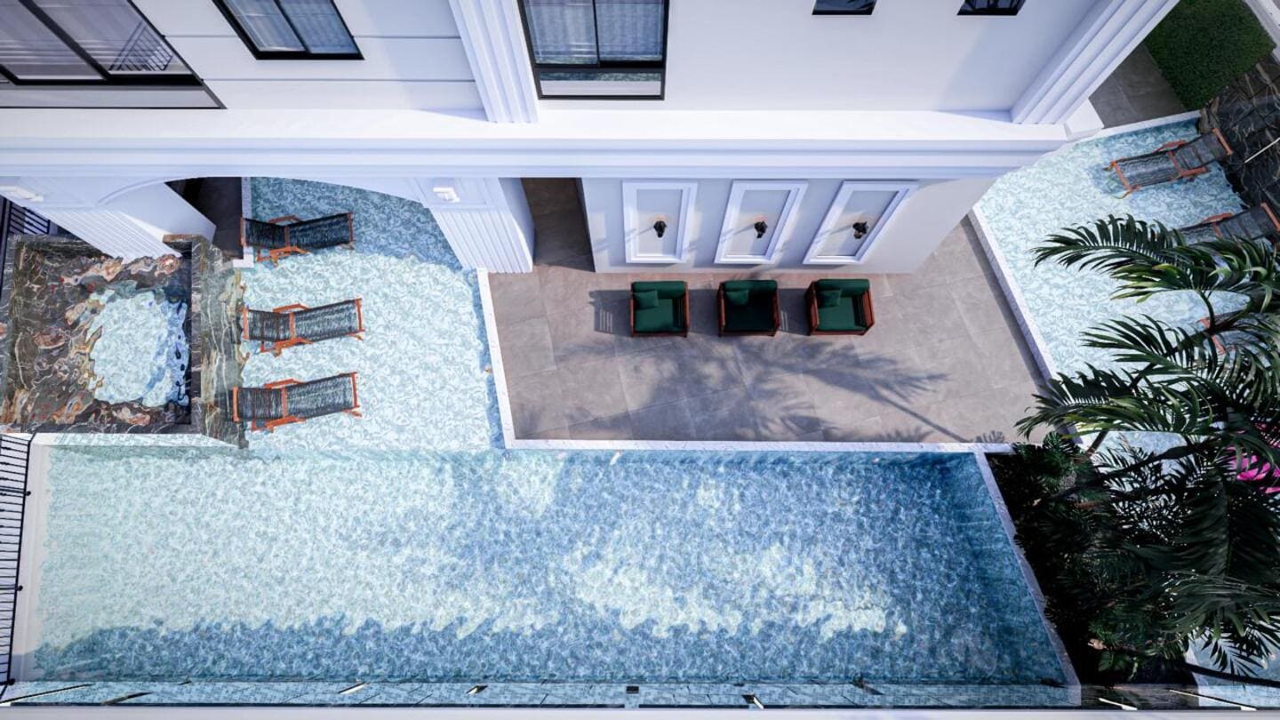 Area de lazer 1 do Vendôme Résidence em Porto Belo SC