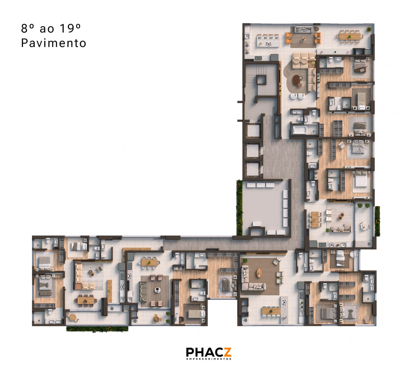 Planta 7 do Vibra Phacz Home em Porto Belo SC