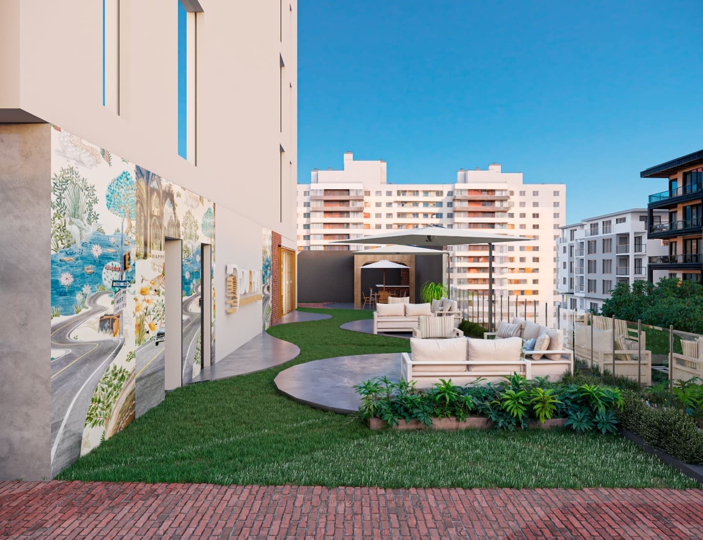 Area de lazer 15 do Villa Copenhagen em Porto Belo SC