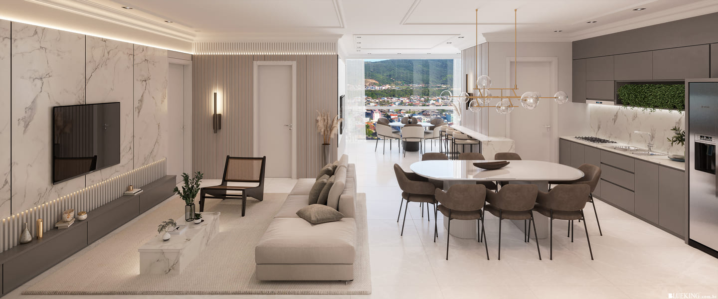 Render 3 do Vyllar Tower Residence em Porto Belo SC