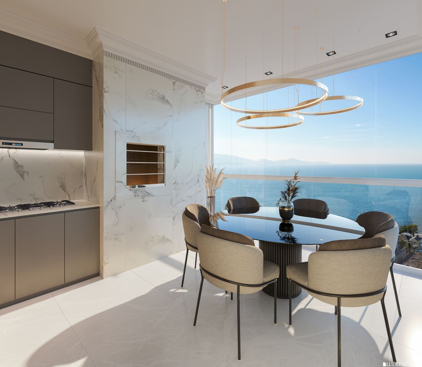 Render 2 do Vyllar Tower Residence em Porto Belo SC