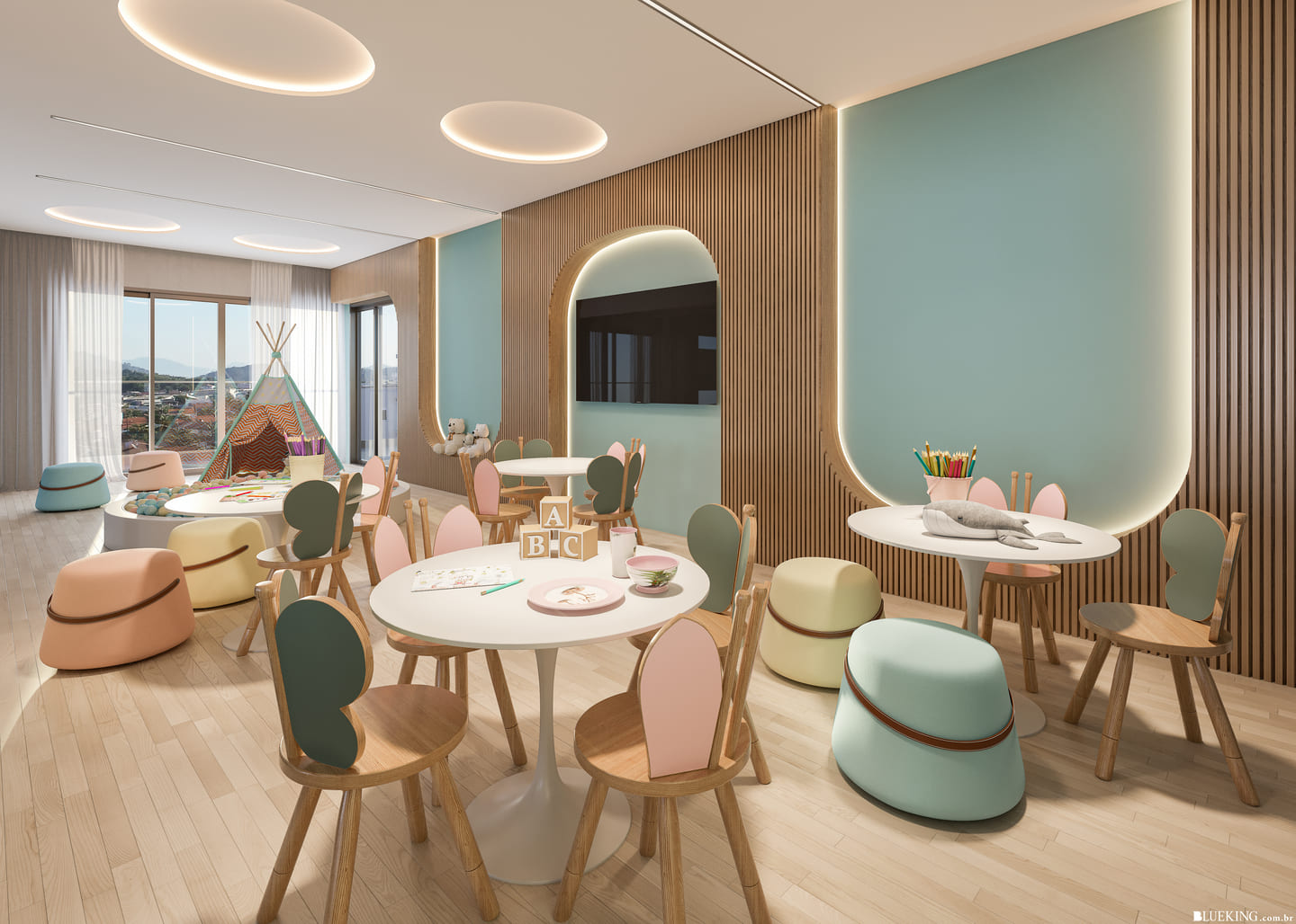 Area de lazer 4 do Vyllar Tower Residence em Porto Belo SC