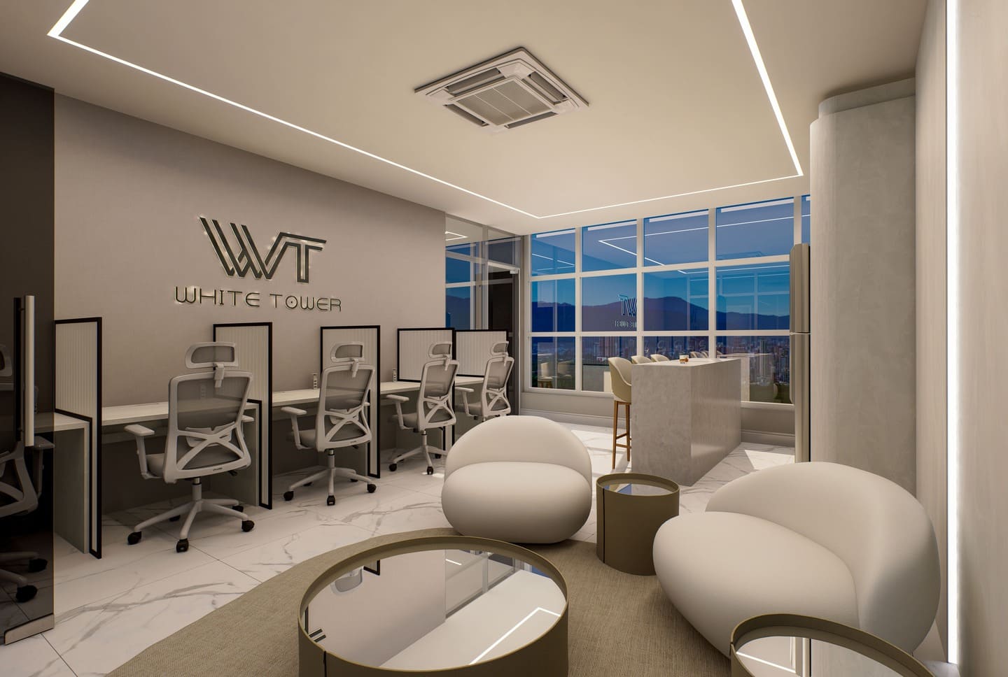 Area de lazer 12 do White Tower em Porto Belo SC