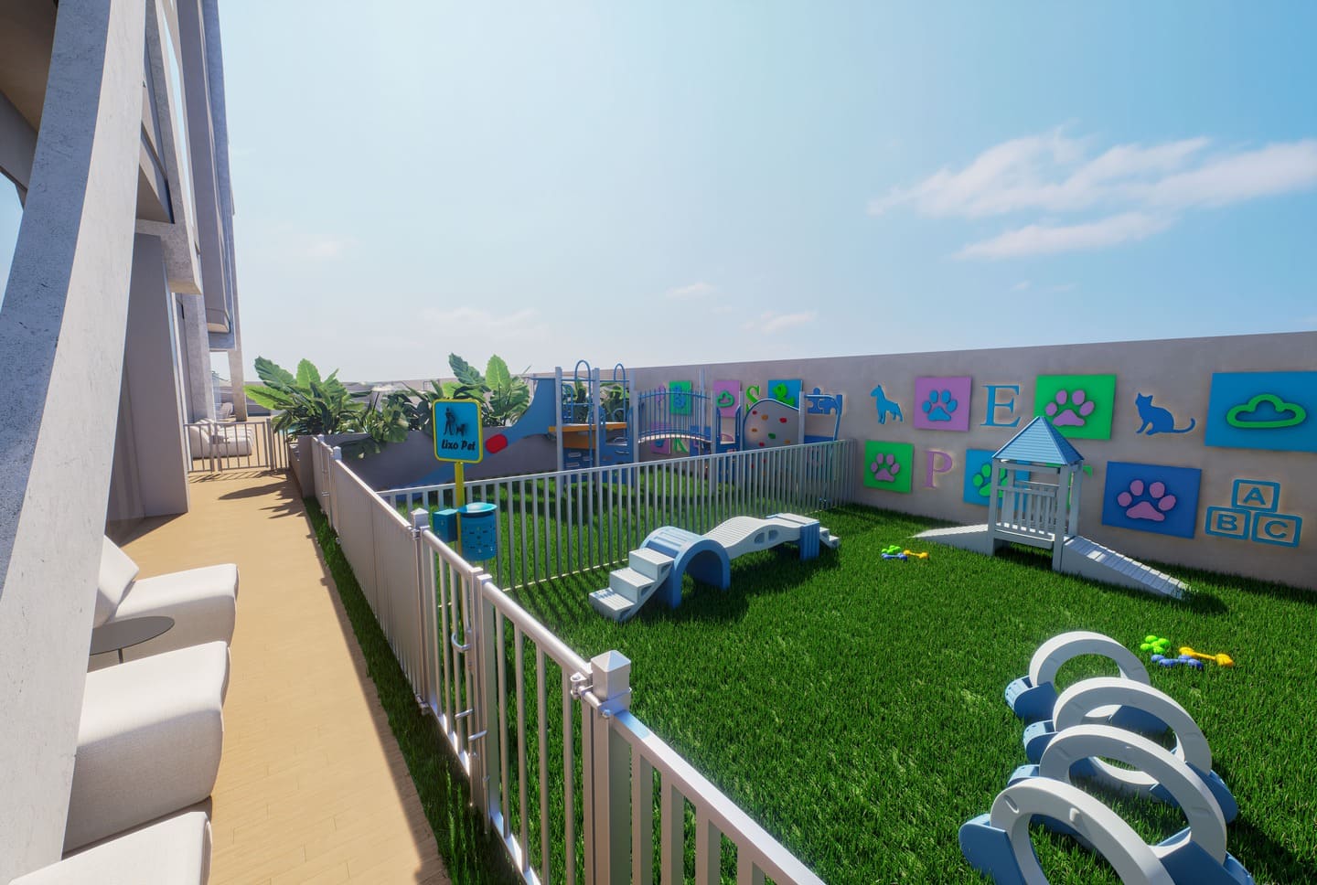 Area de lazer 15 do White Tower em Porto Belo SC