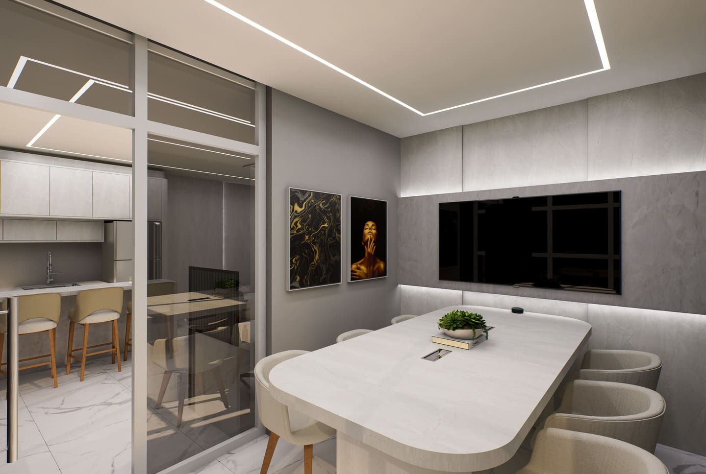 Render 10 do White Tower em Porto Belo SC