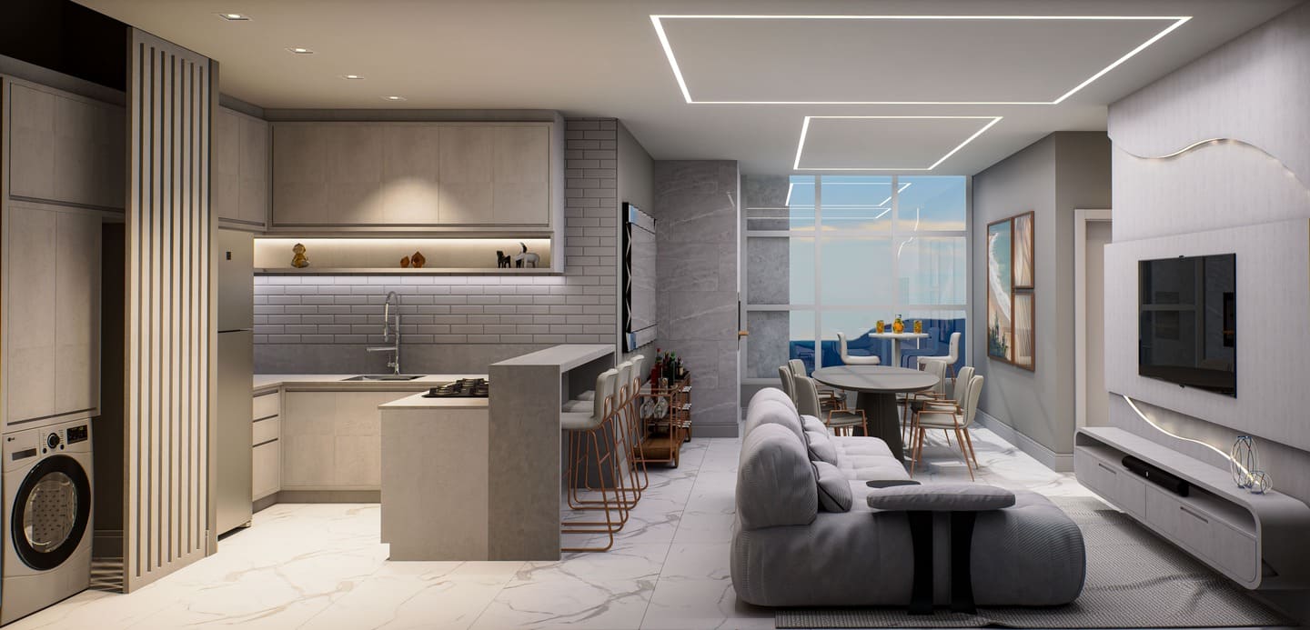 Render 7 do White Tower em Porto Belo SC