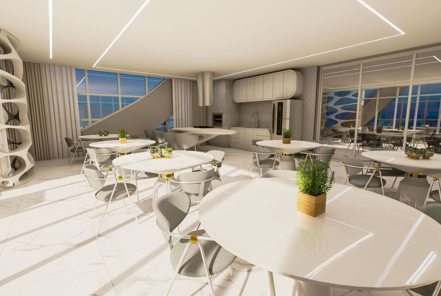 Area de lazer 8 do White Tower em Porto Belo SC