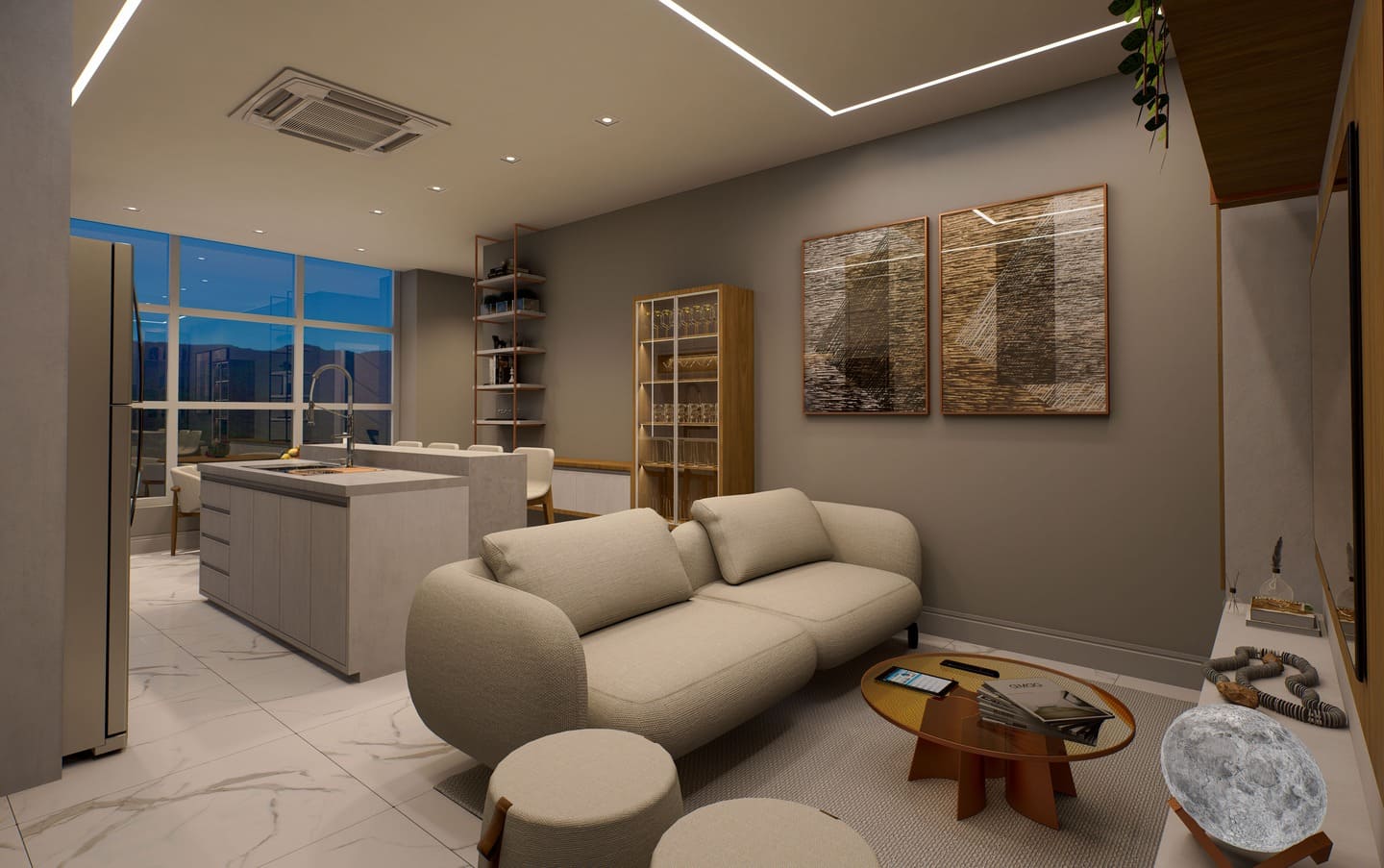 Render 3 do White Tower em Porto Belo SC