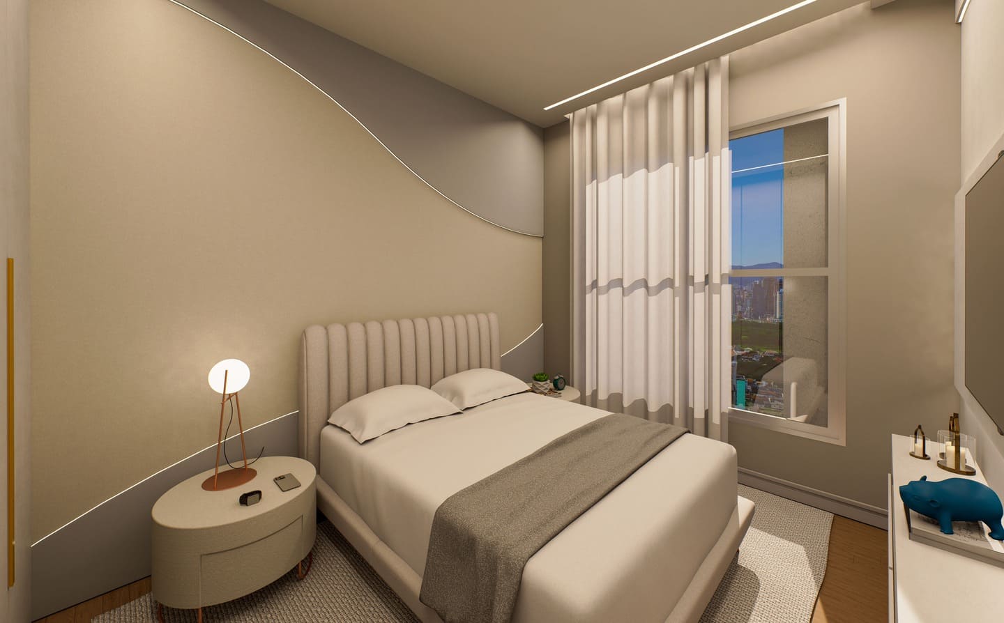Render 17 do White Tower em Porto Belo SC