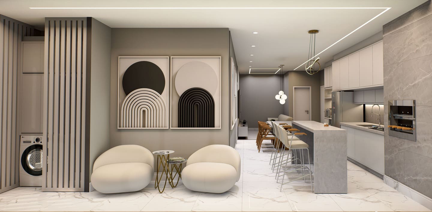 Render 6 do White Tower em Porto Belo SC
