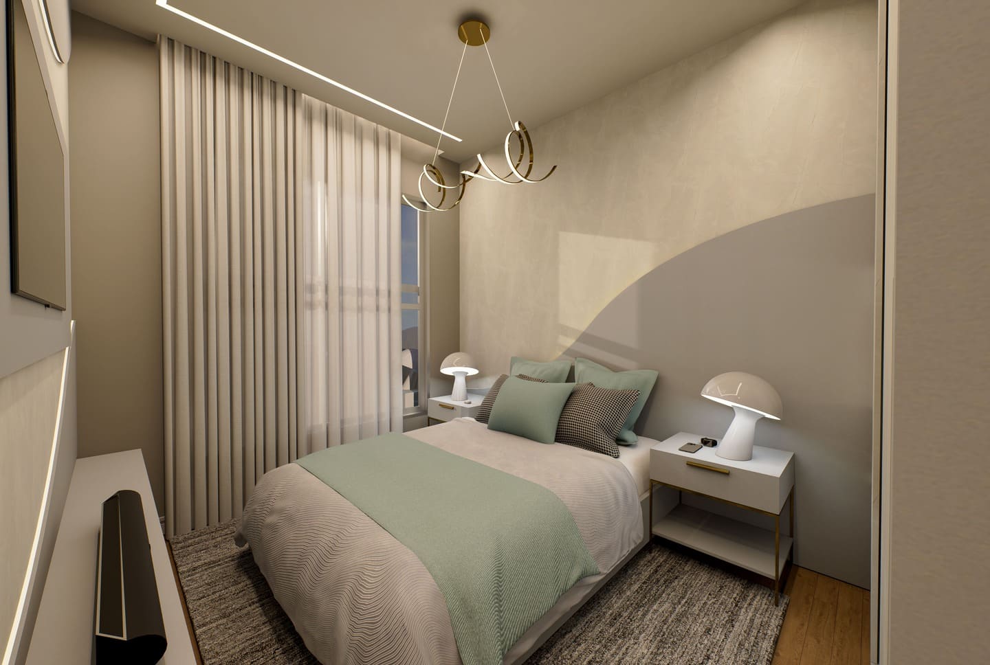 Render 12 do White Tower em Porto Belo SC