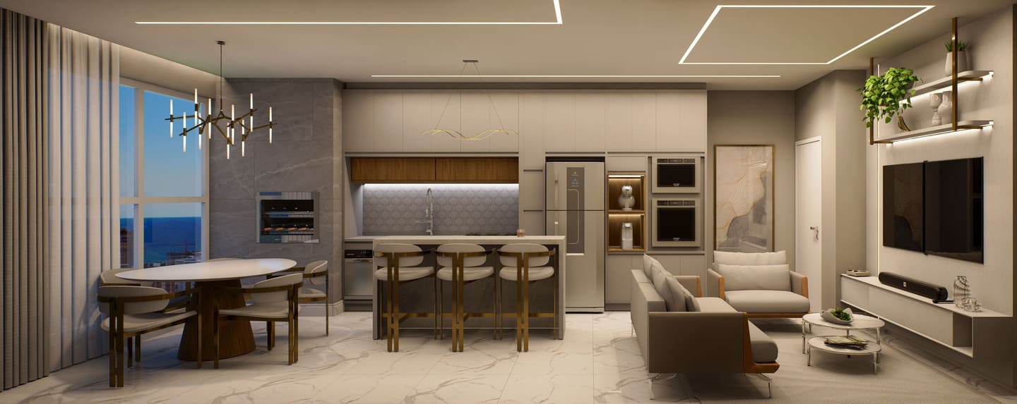 Render 8 do White Tower em Porto Belo SC