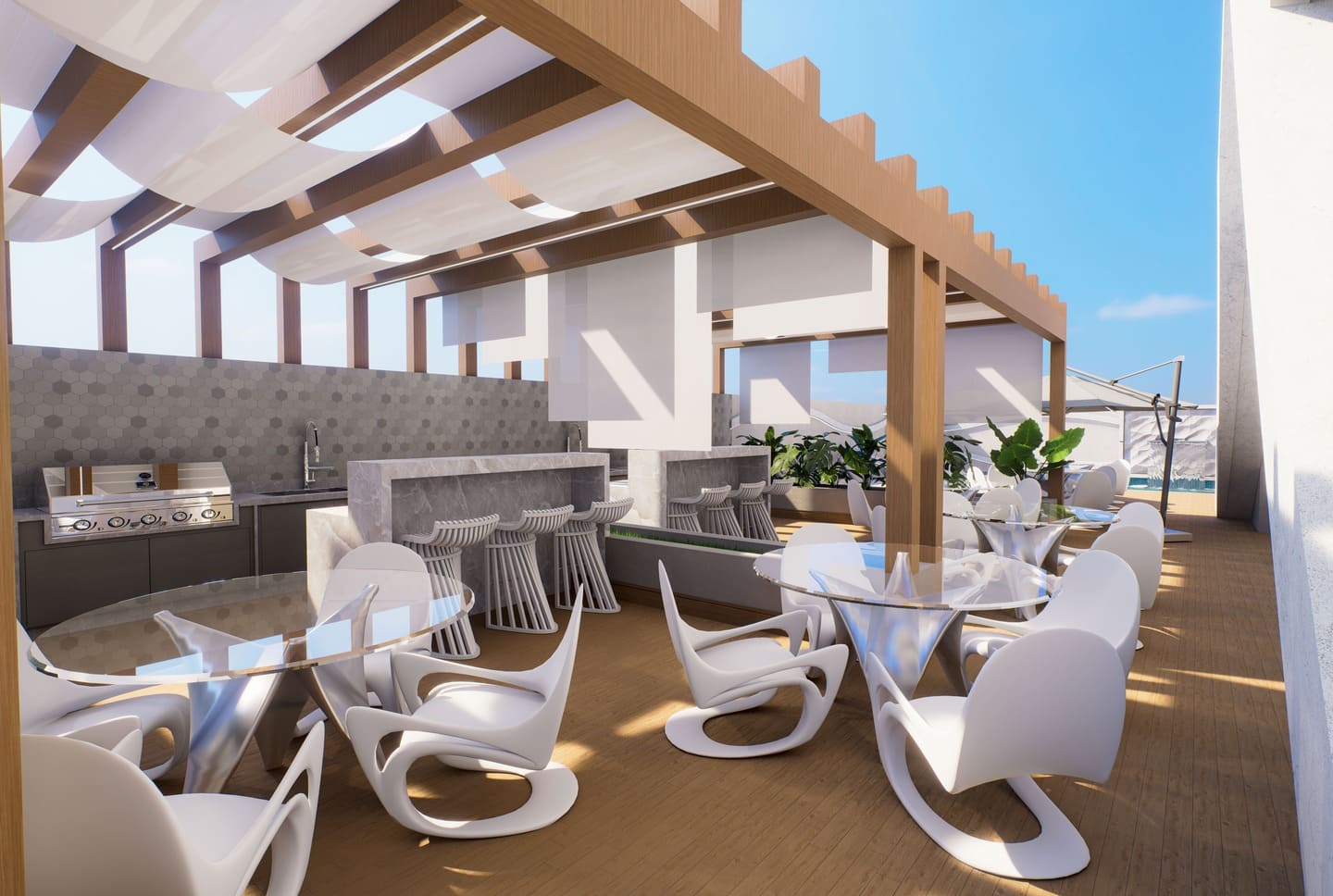 Area de lazer 5 do White Tower em Porto Belo SC