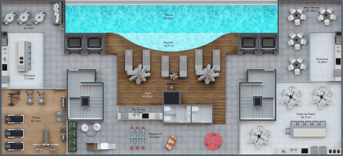 Planta 3 do Wonder Of The Seas em Porto Belo SC