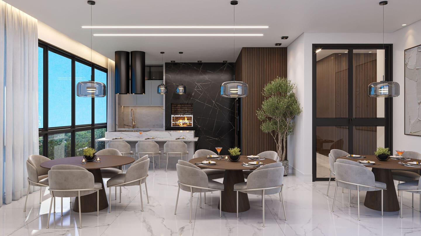 Render 3 do Villa Copenhagen em Porto Belo SC