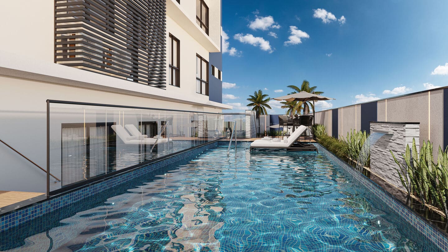 Area de lazer 1 do Villa Copenhagen em Porto Belo SC