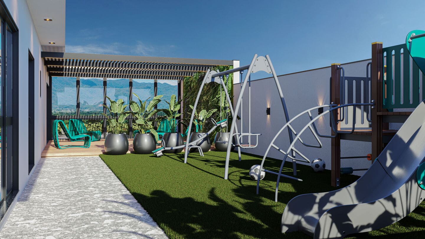 Area de lazer 13 do Villa Copenhagen em Porto Belo SC