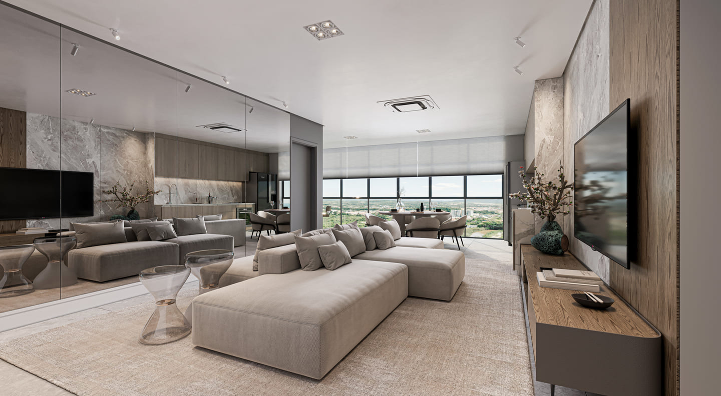 Render 4 do Zion Tower em Porto Belo SC