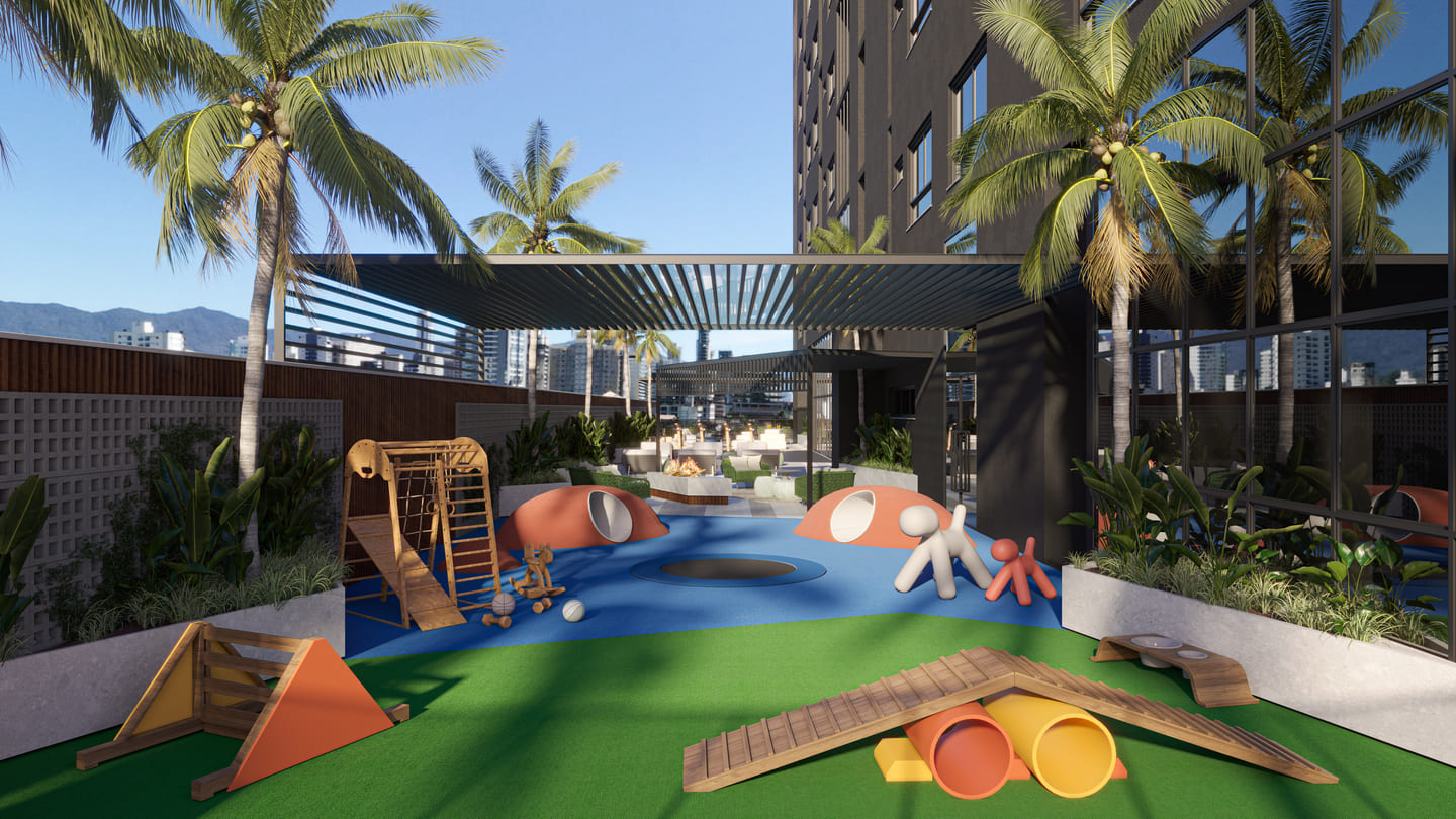 Render 24 do Zion Tower em Porto Belo SC