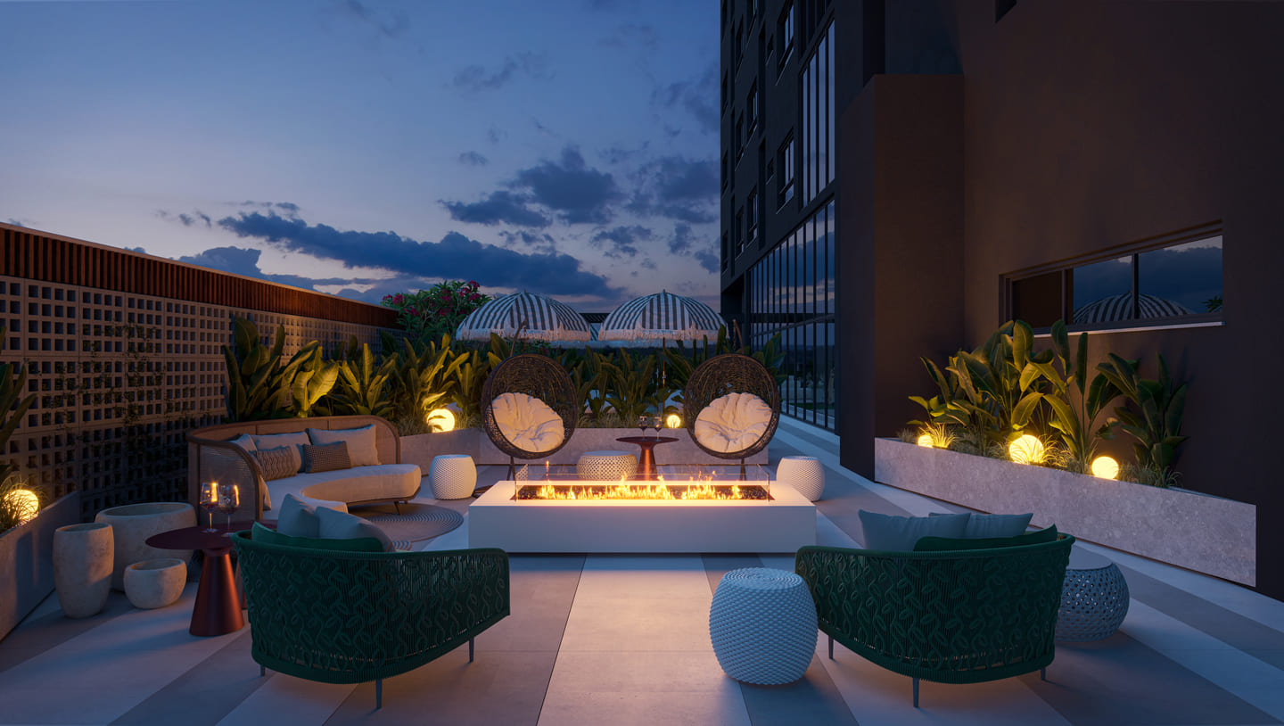 Render 15 do Zion Tower em Porto Belo SC