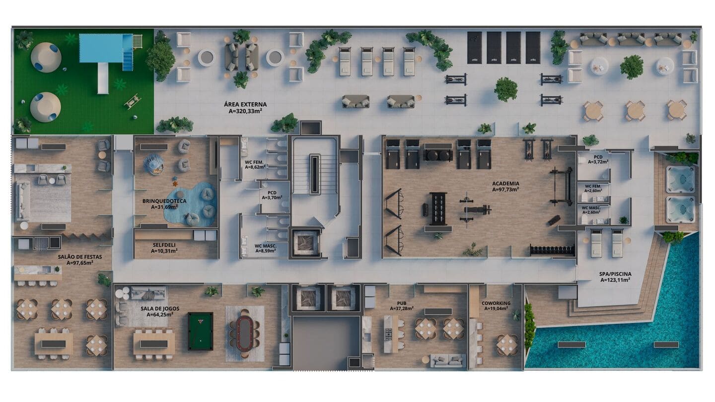 Planta 6 do Zion Tower em Porto Belo SC
