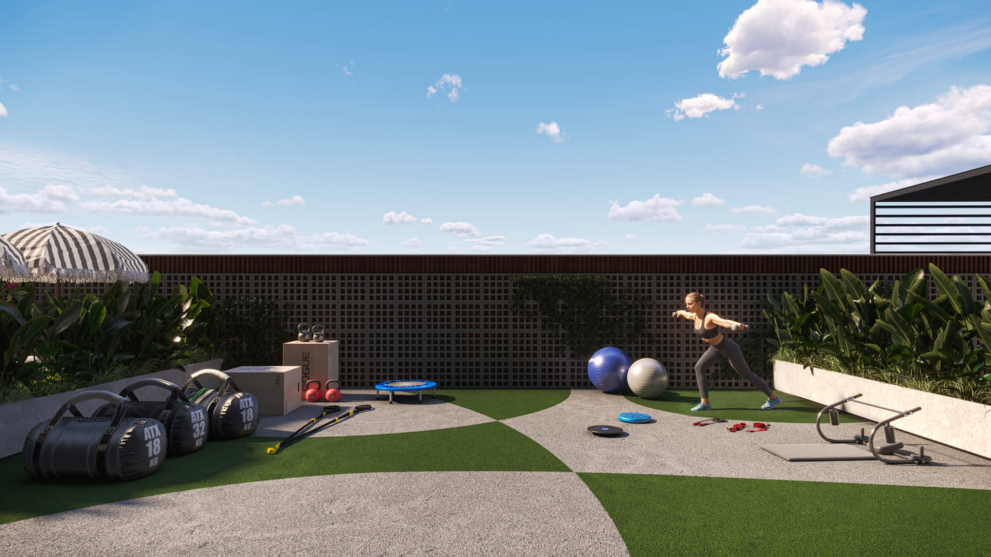 Render 23 do Zion Tower em Porto Belo SC