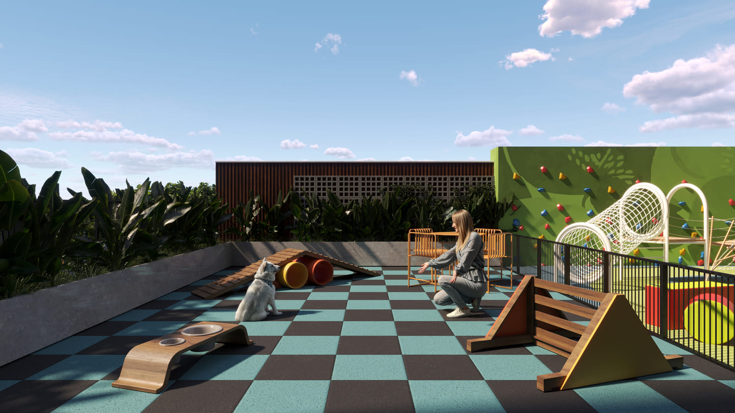 Render 25 do Zion Tower em Porto Belo SC