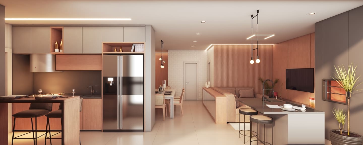 Render 2 do Acquamarine Residence em Porto Belo SC