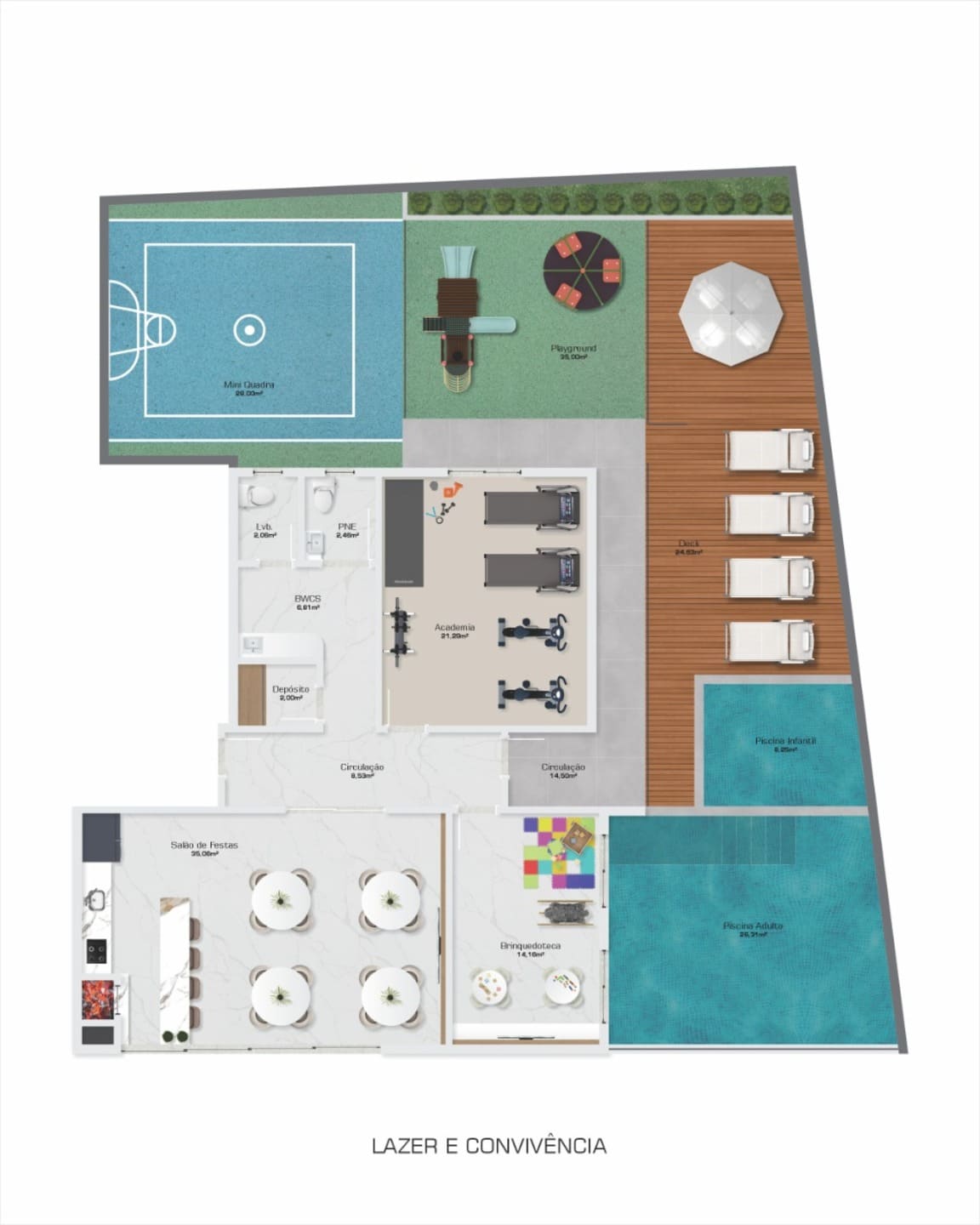 Planta 3 do Acquamarine Residence em Porto Belo SC