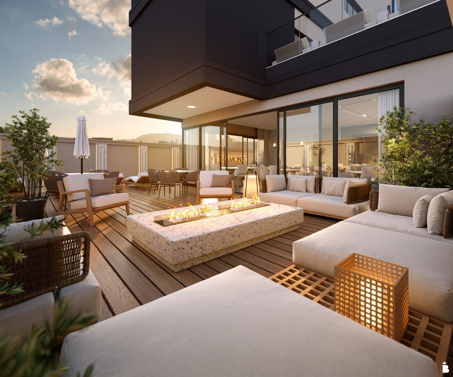 Area de lazer 5 do Algarve Residence em Porto Belo SC
