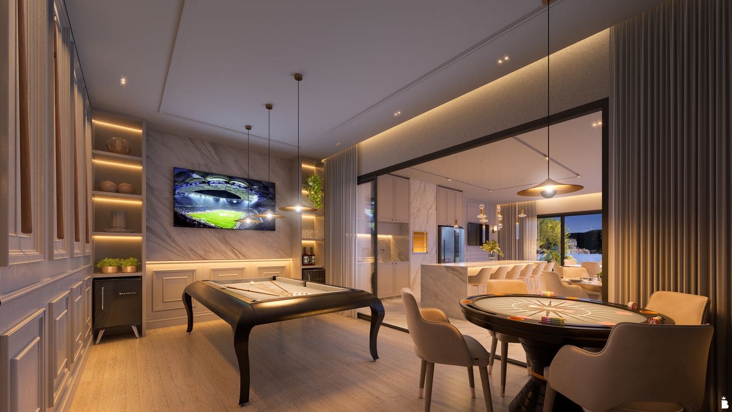 Area de lazer 6 do Algarve Residence em Porto Belo SC