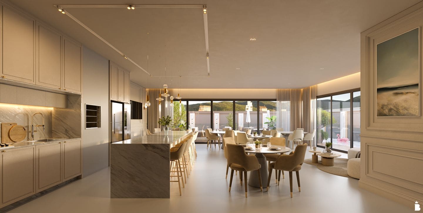 Render 3 do Algarve Residence em Porto Belo SC