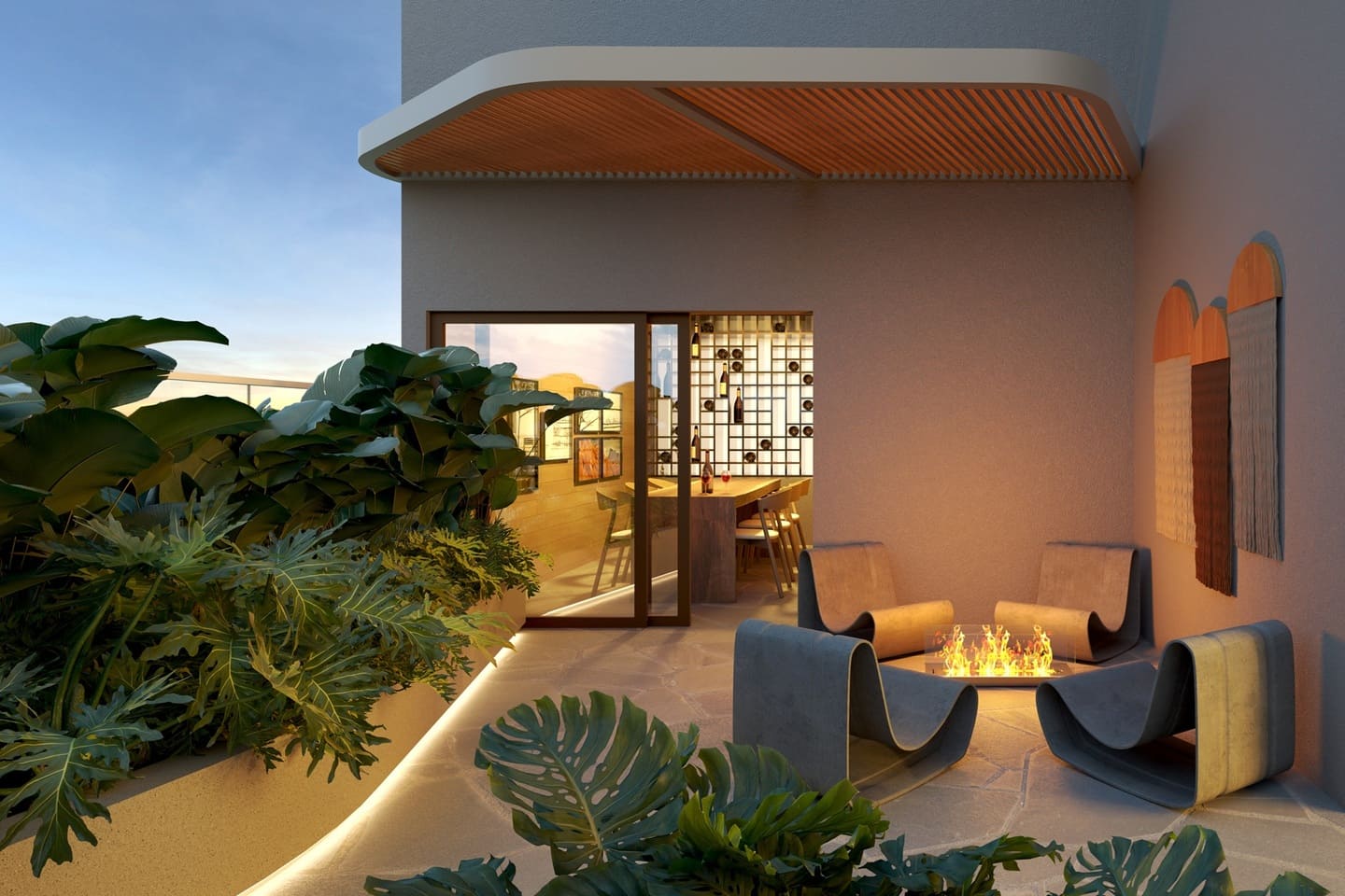 Area de lazer 5 do Alma Seahouses em Porto Belo SC