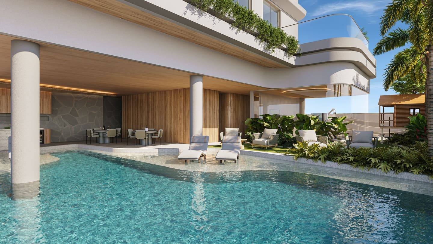Area de lazer 1 do Alma Seahouses em Porto Belo SC