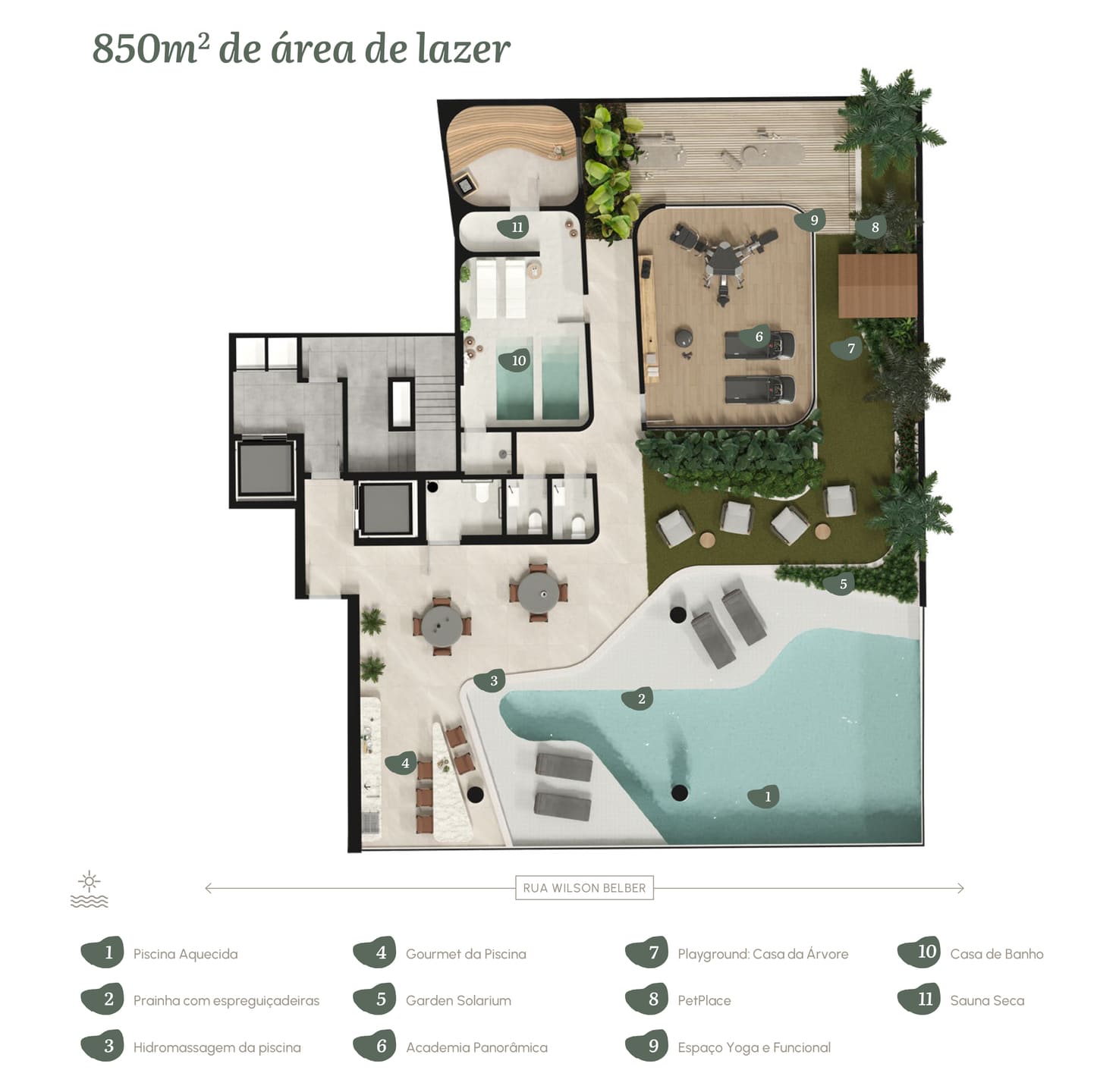 Area de lazer 17 do Alma Seahouses em Porto Belo SC