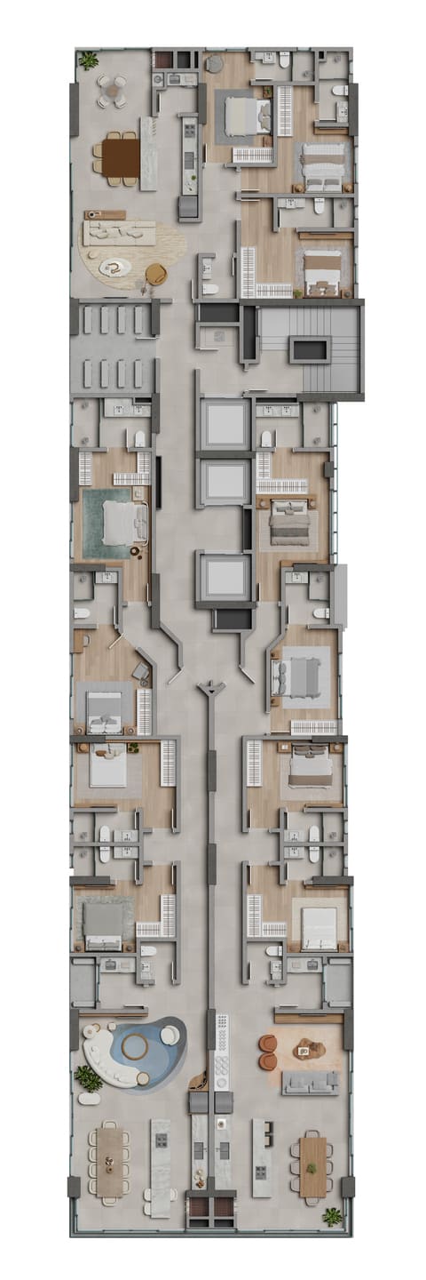 Planta 1 do Arium em Porto Belo SC