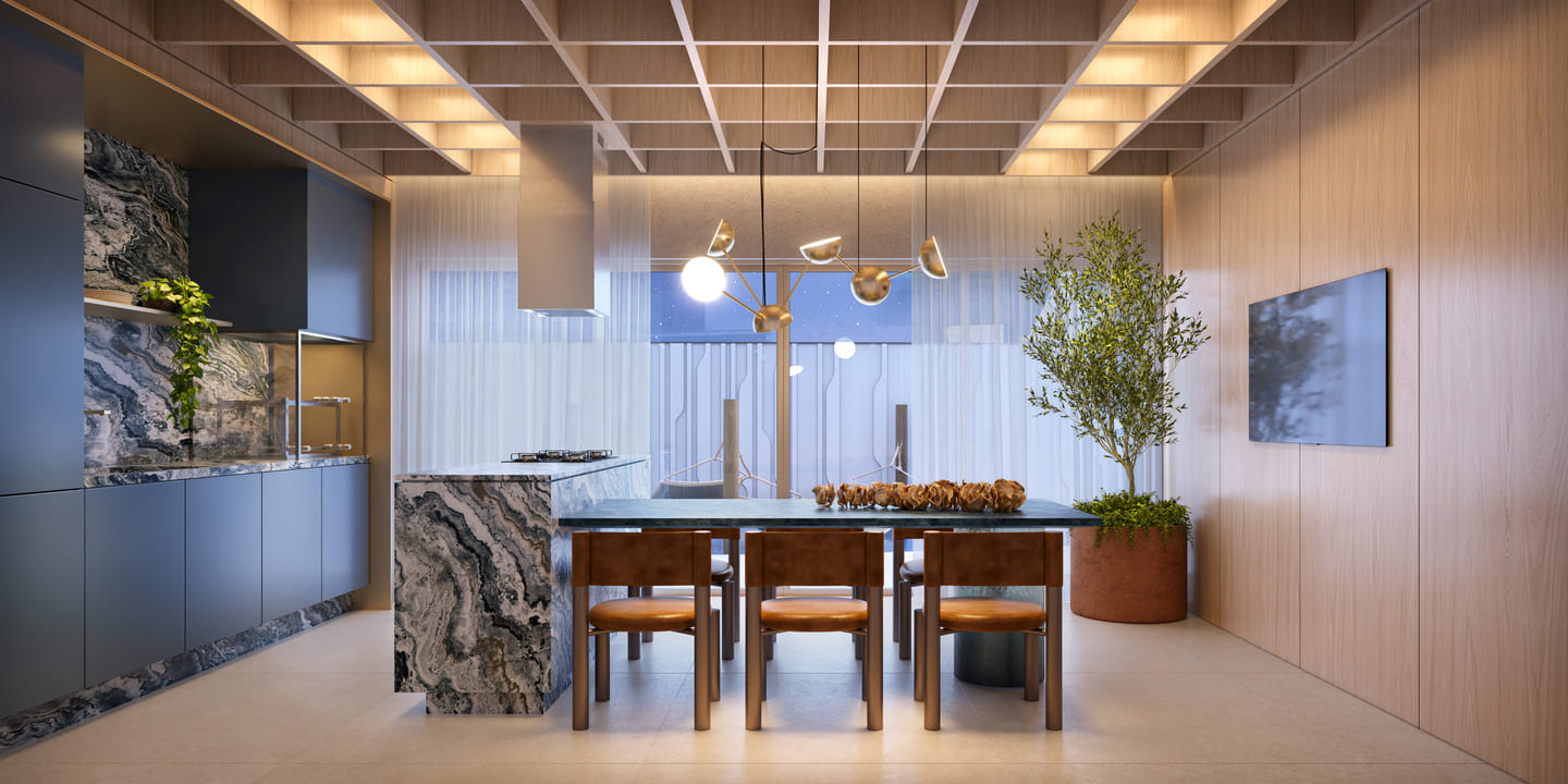 Render 2 do Arium em Porto Belo SC