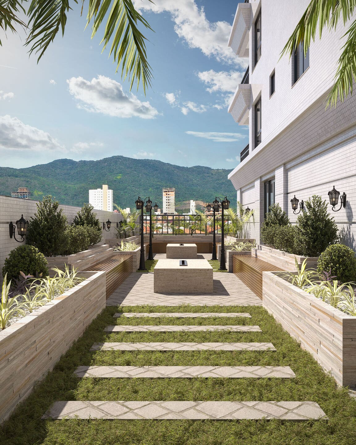 Render 3 do Artcon Towers Residence em Porto Belo SC