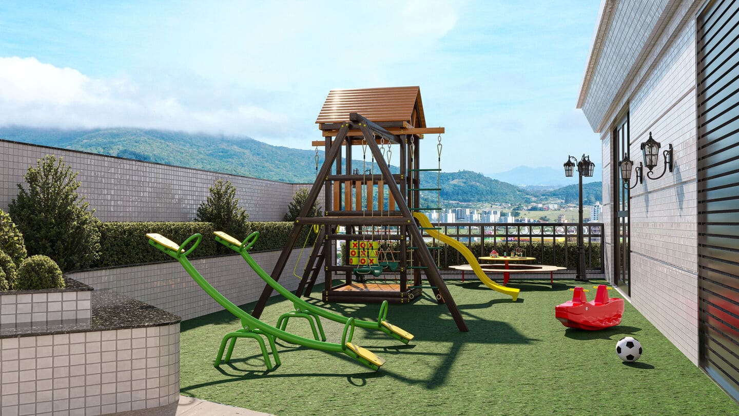 Render 4 do Artcon Towers Residence em Porto Belo SC