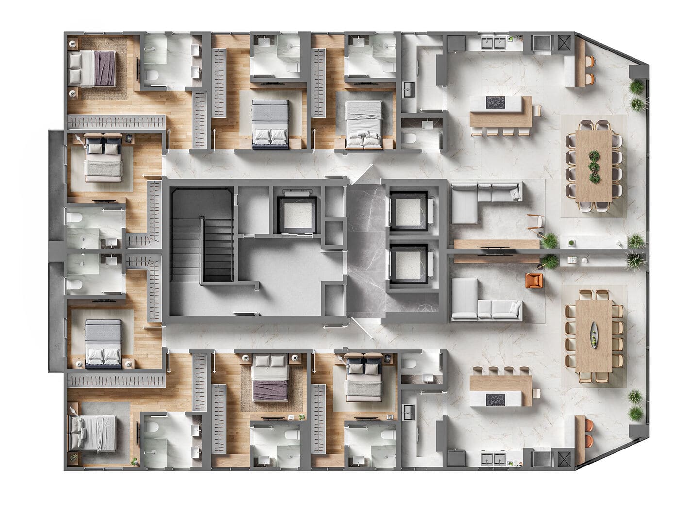 Planta 3 do Avangard em Porto Belo SC