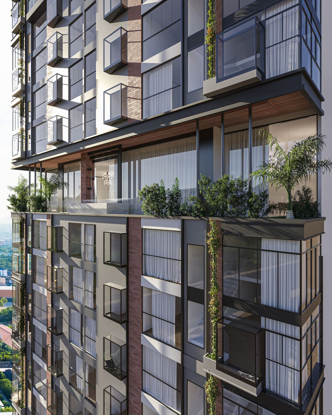 Render 1 do Bay Window Residence em Porto Belo SC