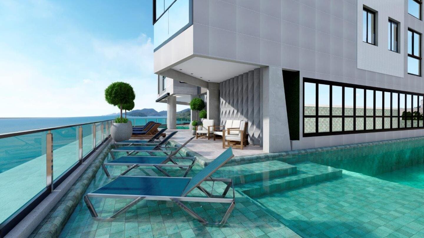 Render 1 do Beach House Residence em Porto Belo SC