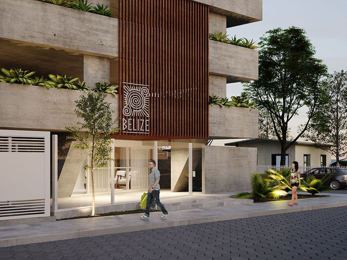 Render 1 do Belize Residence em Porto Belo SC
